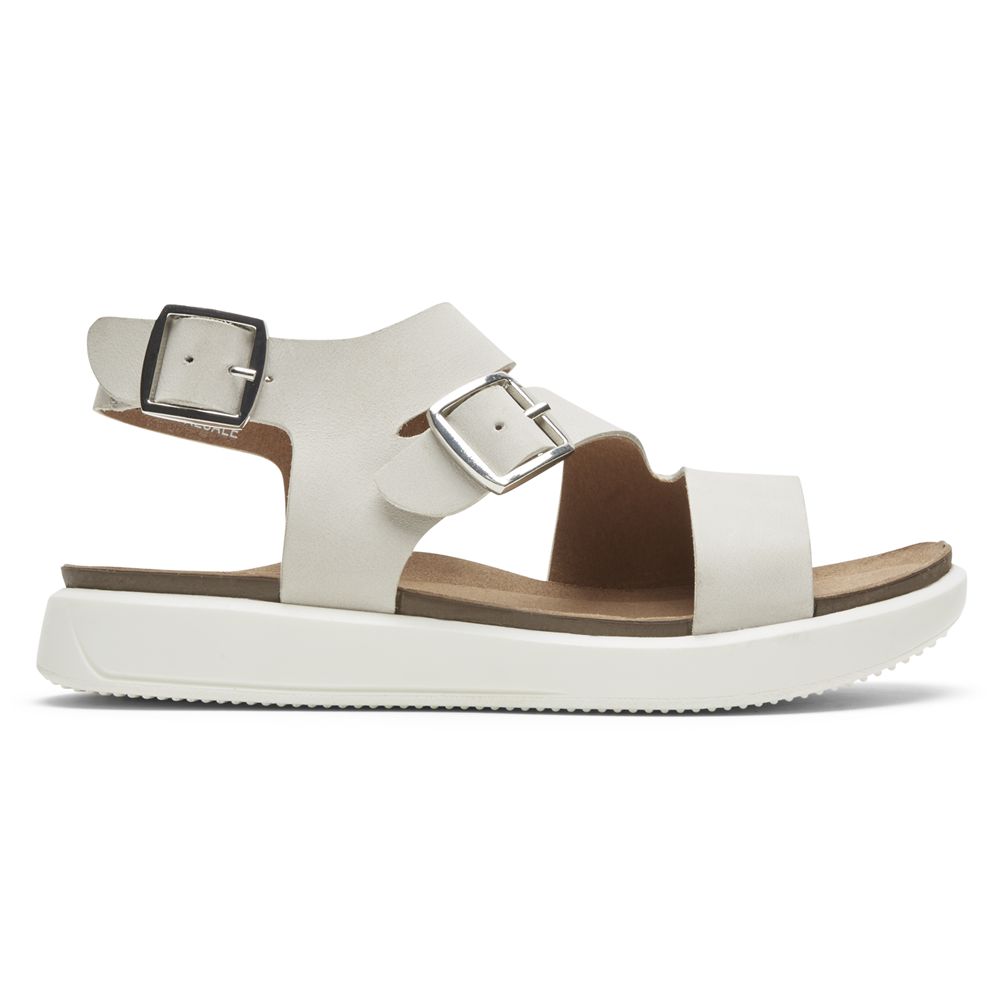 Sandálias Rockport Kells Bay Asymmetrical Senhora - Branco ( 703-QBRIGA )